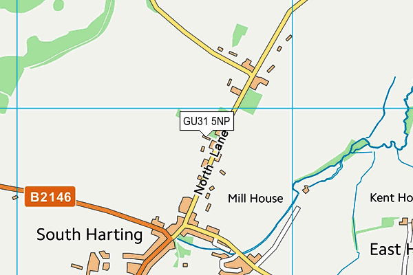 GU31 5NP map - OS VectorMap District (Ordnance Survey)