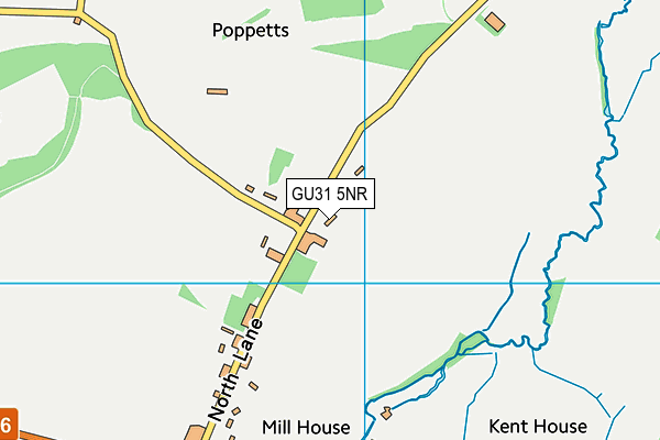 GU31 5NR map - OS VectorMap District (Ordnance Survey)