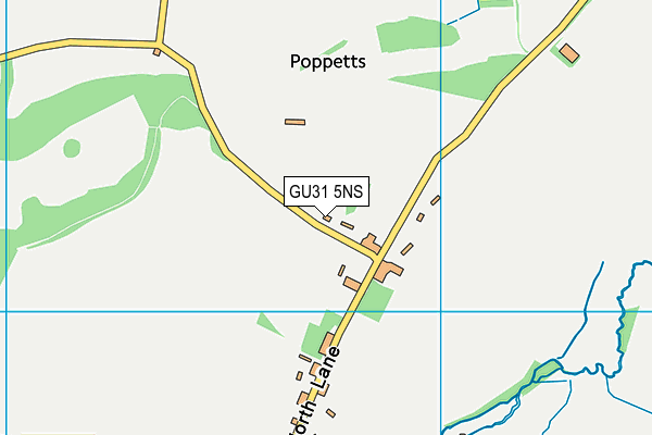 GU31 5NS map - OS VectorMap District (Ordnance Survey)