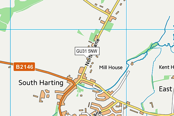 GU31 5NW map - OS VectorMap District (Ordnance Survey)