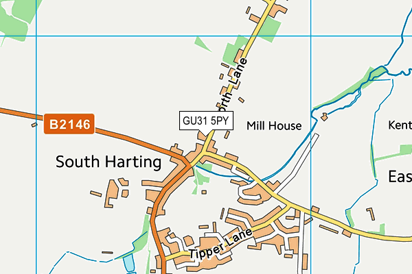 GU31 5PY map - OS VectorMap District (Ordnance Survey)