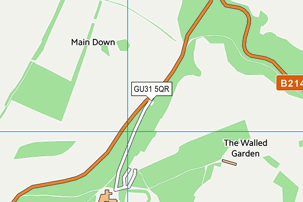 GU31 5QR map - OS VectorMap District (Ordnance Survey)