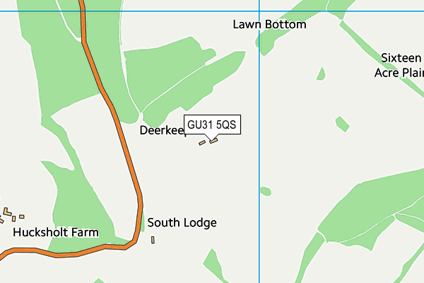 GU31 5QS map - OS VectorMap District (Ordnance Survey)