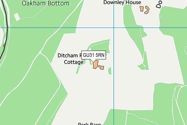 Ditcham Park School map (GU31 5RN) - OS VectorMap District (Ordnance Survey)