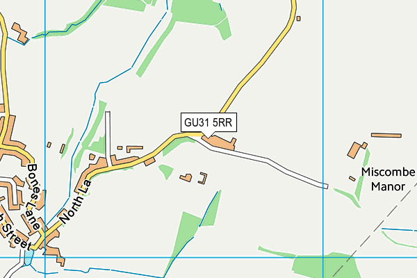 GU31 5RR map - OS VectorMap District (Ordnance Survey)