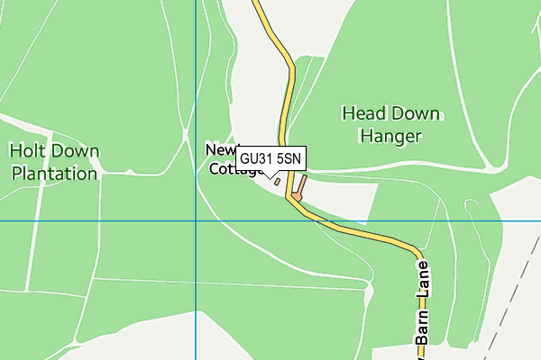 GU31 5SN map - OS VectorMap District (Ordnance Survey)