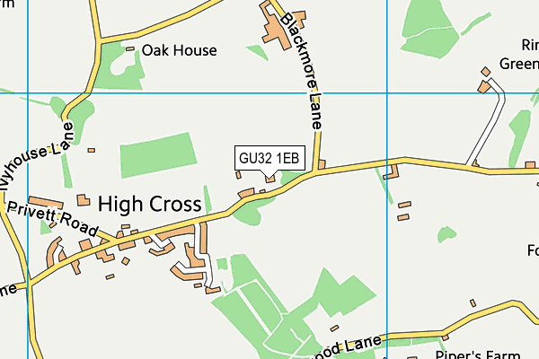 GU32 1EB map - OS VectorMap District (Ordnance Survey)