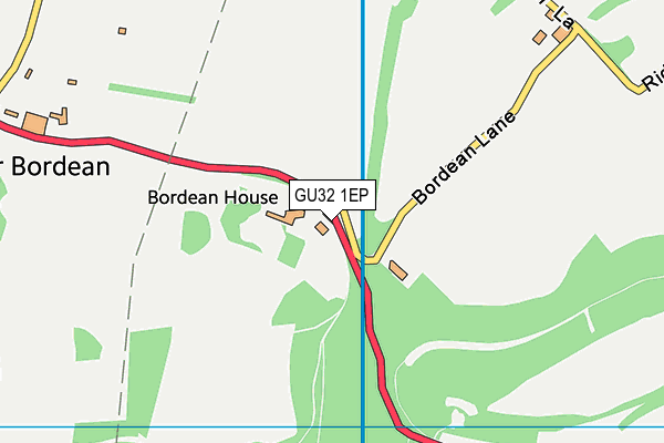 GU32 1EP map - OS VectorMap District (Ordnance Survey)