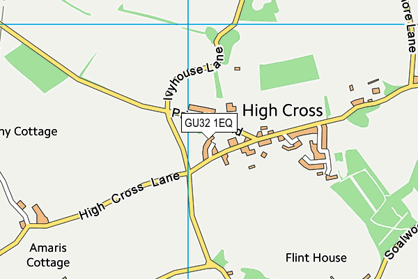 King George V Field (Froxfield) map (GU32 1EQ) - OS VectorMap District (Ordnance Survey)