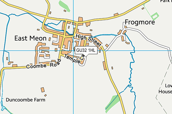 GU32 1HL map - OS VectorMap District (Ordnance Survey)