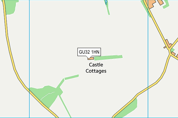 GU32 1HN map - OS VectorMap District (Ordnance Survey)