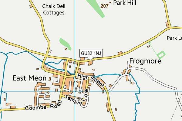 GU32 1NJ map - OS VectorMap District (Ordnance Survey)