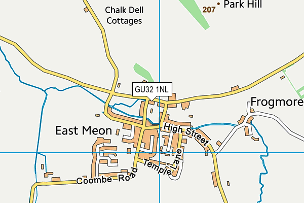 GU32 1NL map - OS VectorMap District (Ordnance Survey)