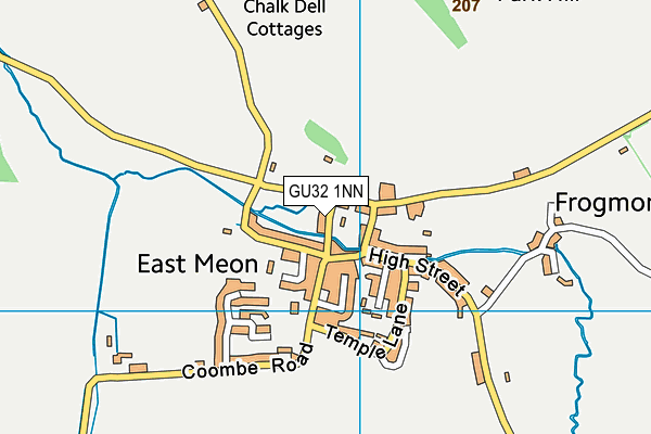 GU32 1NN map - OS VectorMap District (Ordnance Survey)