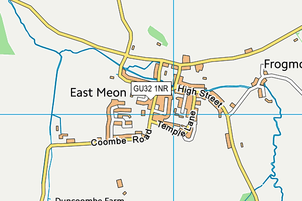East Meon Church of England Controlled Primary School map (GU32 1NR) - OS VectorMap District (Ordnance Survey)