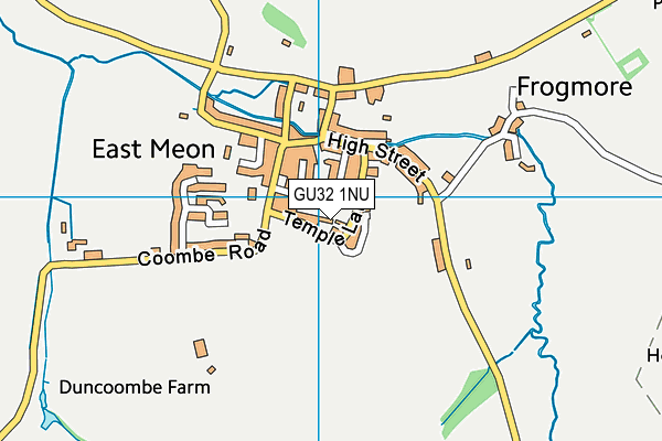 GU32 1NU map - OS VectorMap District (Ordnance Survey)