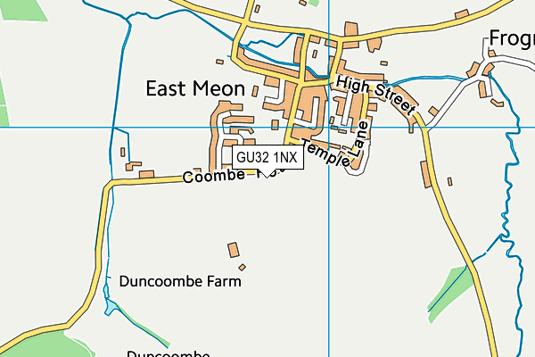 GU32 1NX map - OS VectorMap District (Ordnance Survey)