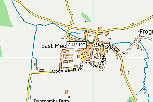 GU32 1PE map - OS VectorMap District (Ordnance Survey)