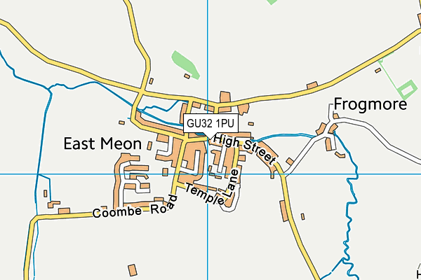 GU32 1PU map - OS VectorMap District (Ordnance Survey)