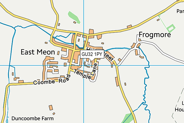 GU32 1PY map - OS VectorMap District (Ordnance Survey)