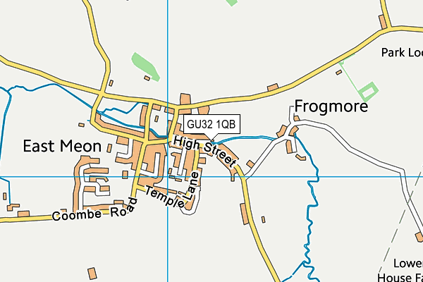 GU32 1QB map - OS VectorMap District (Ordnance Survey)