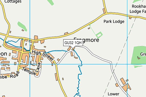 GU32 1QH map - OS VectorMap District (Ordnance Survey)