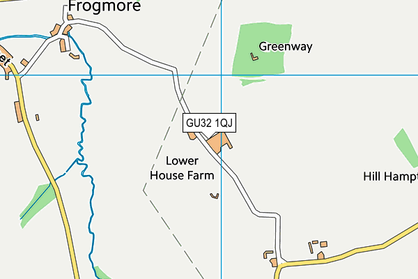 GU32 1QJ map - OS VectorMap District (Ordnance Survey)
