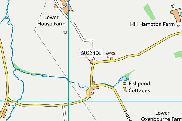 GU32 1QL map - OS VectorMap District (Ordnance Survey)