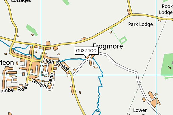 GU32 1QQ map - OS VectorMap District (Ordnance Survey)