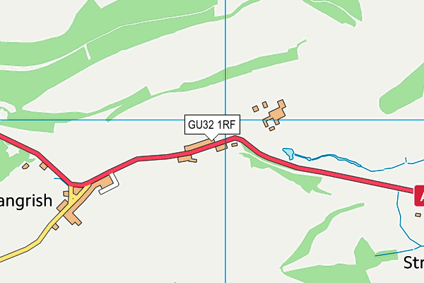 GU32 1RF map - OS VectorMap District (Ordnance Survey)