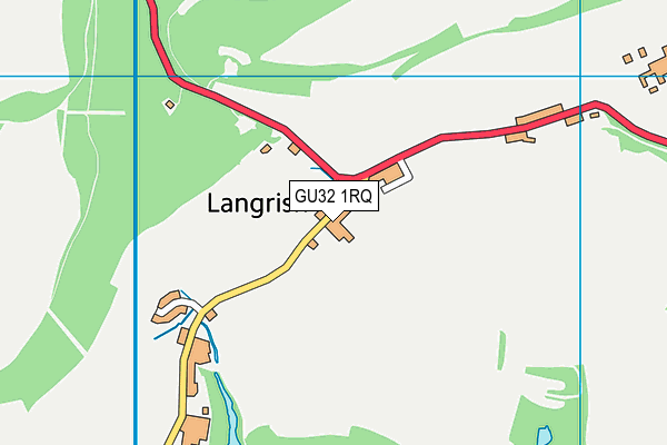 GU32 1RQ map - OS VectorMap District (Ordnance Survey)