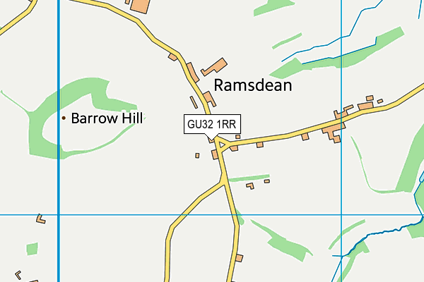 GU32 1RR map - OS VectorMap District (Ordnance Survey)