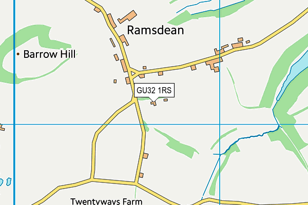 GU32 1RS map - OS VectorMap District (Ordnance Survey)