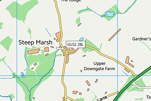 GU32 2BL map - OS VectorMap District (Ordnance Survey)