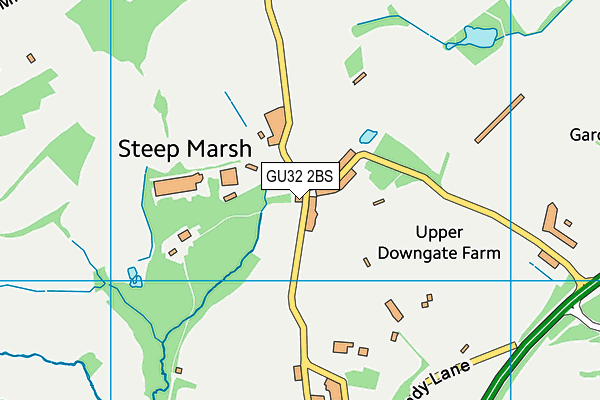 GU32 2BS map - OS VectorMap District (Ordnance Survey)