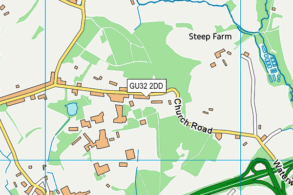 GU32 2DD map - OS VectorMap District (Ordnance Survey)