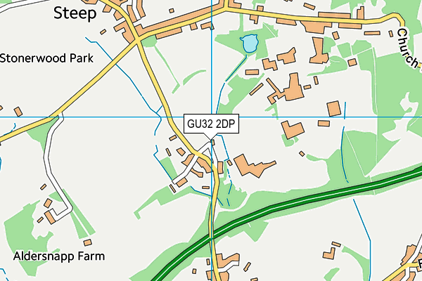 GU32 2DP map - OS VectorMap District (Ordnance Survey)