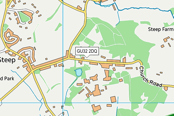 GU32 2DQ map - OS VectorMap District (Ordnance Survey)