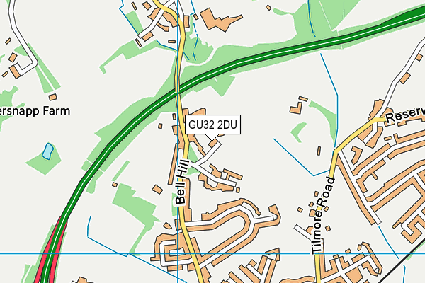 GU32 2DU map - OS VectorMap District (Ordnance Survey)