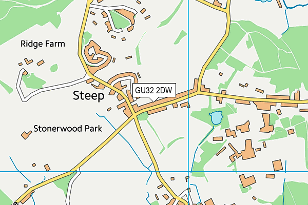 GU32 2DW map - OS VectorMap District (Ordnance Survey)