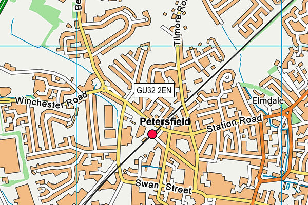 GU32 2EN map - OS VectorMap District (Ordnance Survey)