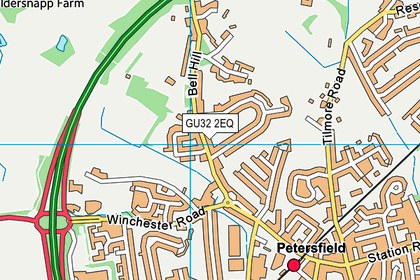 GU32 2EQ map - OS VectorMap District (Ordnance Survey)