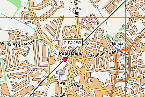 GU32 2EW map - OS VectorMap District (Ordnance Survey)