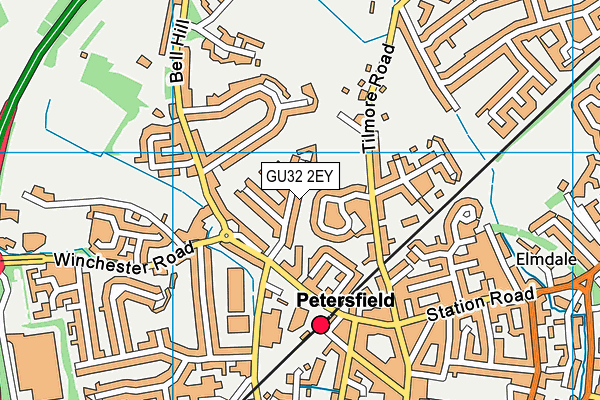 GU32 2EY map - OS VectorMap District (Ordnance Survey)