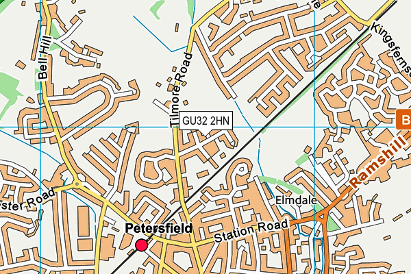 GU32 2HN map - OS VectorMap District (Ordnance Survey)