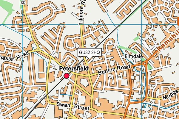 GU32 2HQ map - OS VectorMap District (Ordnance Survey)
