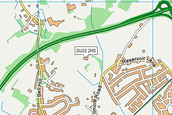 GU32 2HS map - OS VectorMap District (Ordnance Survey)