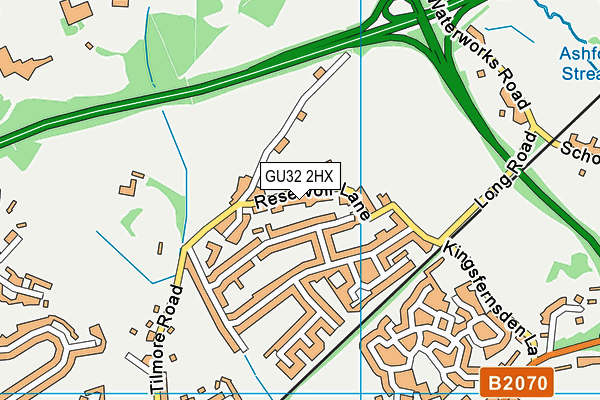 Map of SOUTH DOWNS CARE LIMITED at district scale