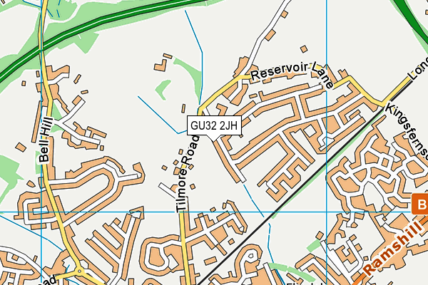 GU32 2JH map - OS VectorMap District (Ordnance Survey)