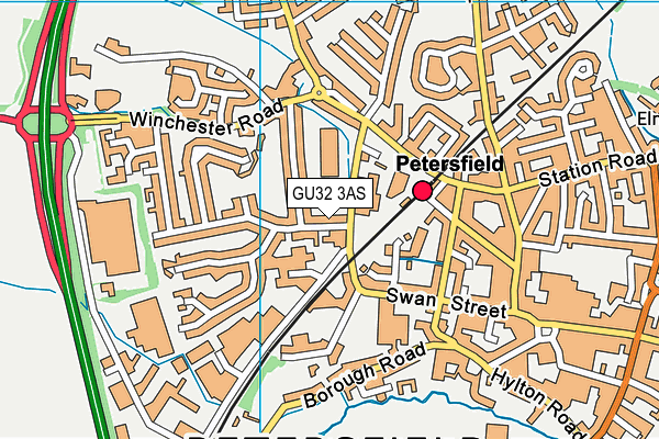 M E B S Leisure (Closed) map (GU32 3AS) - OS VectorMap District (Ordnance Survey)